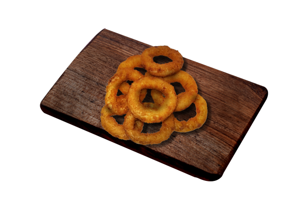 بطاطس حلقات بصل